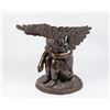 Image 1 : Bronze Seated Angel Resting Under His Wings