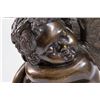 Image 2 : Bronze Seated Angel Resting Under His Wings