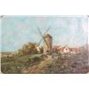 Image 1 : Raoul Del Bove, Rural Landscape with Windmill