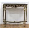 Image 3 : Green Marble Top French Style Console Table