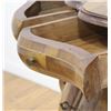 Image 6 : Italian Walnut Ribbon-Front Commode