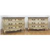 Image 1 : Pair Ribbon Front Bombe John Widdicomb Commodes