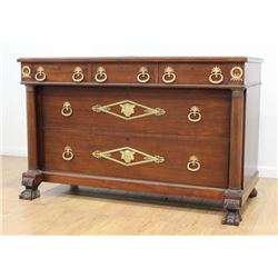 :Neoclassic Style Mahogany Commode