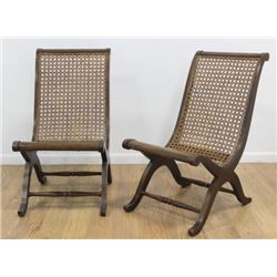 Pair Cane S Chairs