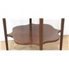 Image 3 : Floral Inlaid Round Mahogany Table