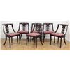 Image 1 : 6 Regency Style Needlepoint Dining Room Chairs