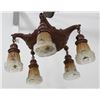 Image 1 : :Art Deco 5-Light Chandelier