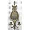 Image 2 : Pair Mirrored Brass Sconces