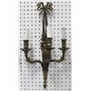 Image 3 : Pair 2-Arm Bronze Bowknot Sconces