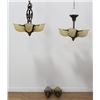 Image 1 : 4-Pc. Suite of Art Deco Polychromed Metal Lighting