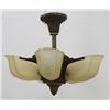 Image 3 : 4-Pc. Suite of Art Deco Polychromed Metal Lighting