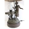 Image 2 : Figural Metal Lamp, "Souffleuse"