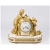 Image 1 : Henri Dasson Dore Bronze & Marble Clock