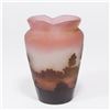 Image 2 : :Emile Galle Amethyst Color Cameo Glass Vase