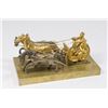 Image 1 : :Russian Gilt Bronze Troika