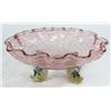 Image 2 : Venetian Glass Dolphin Shell-Form Bowl