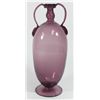 Image 1 : Venetian Plum Glass Vase