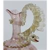 Image 2 : Venetian Gilt Pink & Clear Glass Dragon Ewer