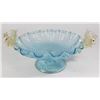 Image 4 : Venetian Gilt Sky Blue Glass Centerpiece