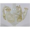 Image 2 : Venetian Gilt Opaline Glass Bud Vase
