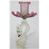 Image 5 : Pair Venetian Colored Glass Candlesticks
