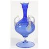 Image 1 : Venetian Gilt Cobalt Blue Glass Vase