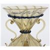 Image 2 : Venetian Gilt Swirl Smoked Glass Vase