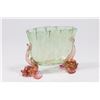 Image 3 : 4 Venetian Gilt Colored Glass Card Holders