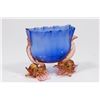 Image 4 : 4 Venetian Gilt Colored Glass Card Holders