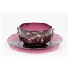 Image 1 : Venetian Plum & Aventurine Glass Bowl & Plate