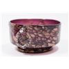 Image 3 : Venetian Plum & Aventurine Glass Bowl & Plate