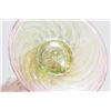 Image 5 : Venetian Gilt Pink & Green Glass Dolphin Vase