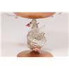 Image 2 : Small Venetian Aventurine Glass Swan Coupe