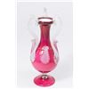 Image 1 : Small Venetian Cranberry Case Glass Bud Vase