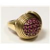 Image 1 : 18K Gold & Ruby Ladies Ring