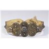 Image 1 : Middle Eastern Silver Belt with Turquoise