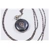 Image 1 : :Silver & 10K Gold Ladies Pocket Watch