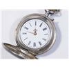 Image 2 : :Silver & 10K Gold Ladies Pocket Watch