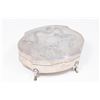 Image 1 : Asian Silver Footed Box with Etched Dragon on Lid