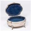 Image 3 : Asian Silver Footed Box with Etched Dragon on Lid