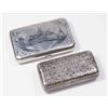 Image 1 : 2 Russian Silver & Niello Boxes