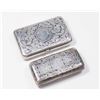 Image 5 : 2 Russian Silver & Niello Boxes