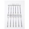 Image 1 : Set 12 Sterling Silver Dessert Forks