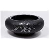 Image 1 : Silver Overlay Black Glass Bowl