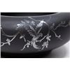 Image 2 : Silver Overlay Black Glass Bowl