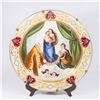 Image 1 : Round Vienna Charger, Madonna & Child