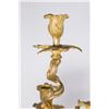 Image 2 : Pair Bronze 4-Light Rococo Style Candelabra