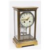 Image 1 : French Champleve Cloisonné Crystal Regulator Clock