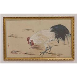 Asian Painting of Rooster