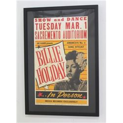 Billie Holiday Poster